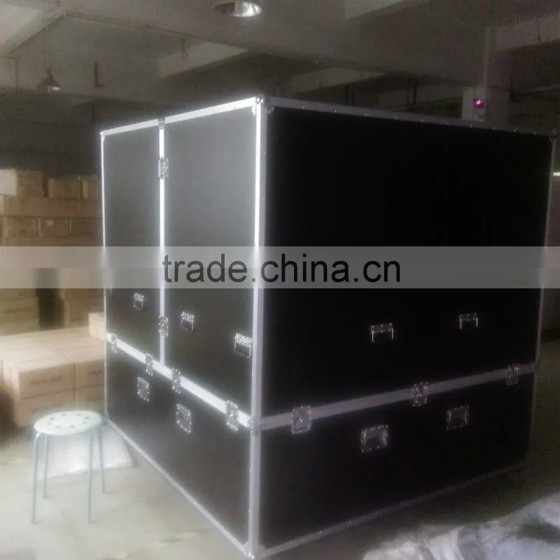 fine quality promotion all size mirror ball flight case durable storage dj case 1u flight case