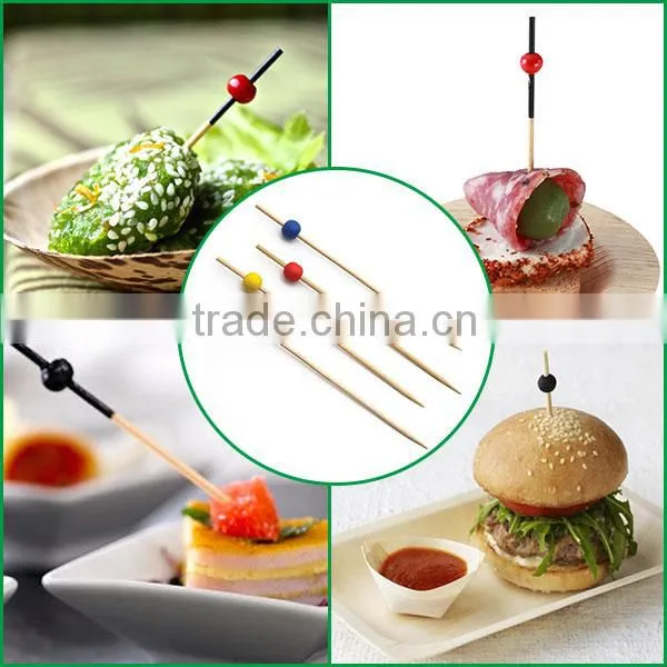 Favorable price new design bamboo skewer 12cm