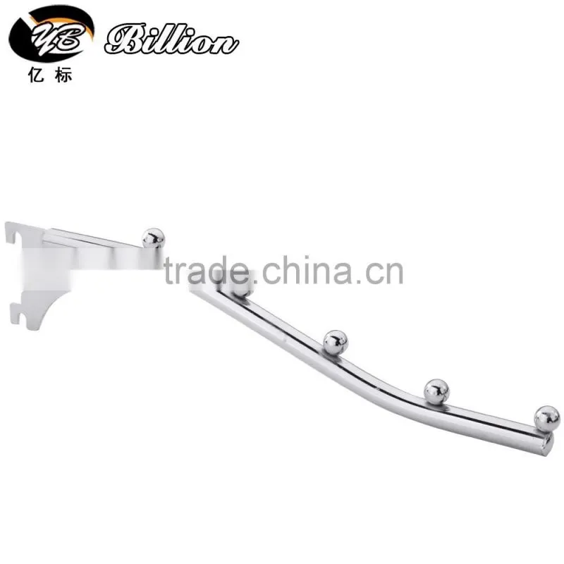 China fashion factory slotted channel clothes display hook slot nail hook