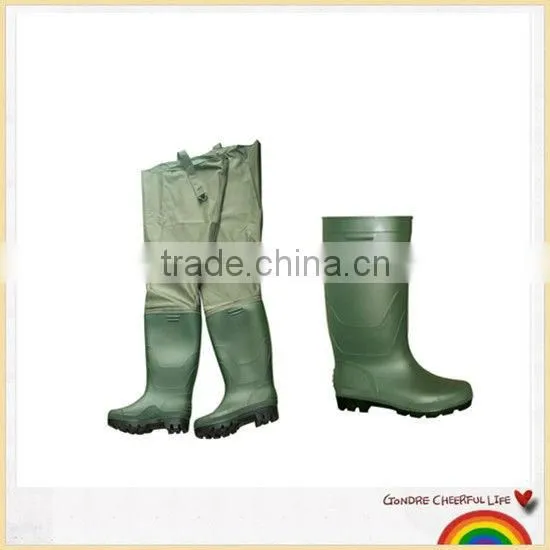 190D Nylon pvc breathable hip waders