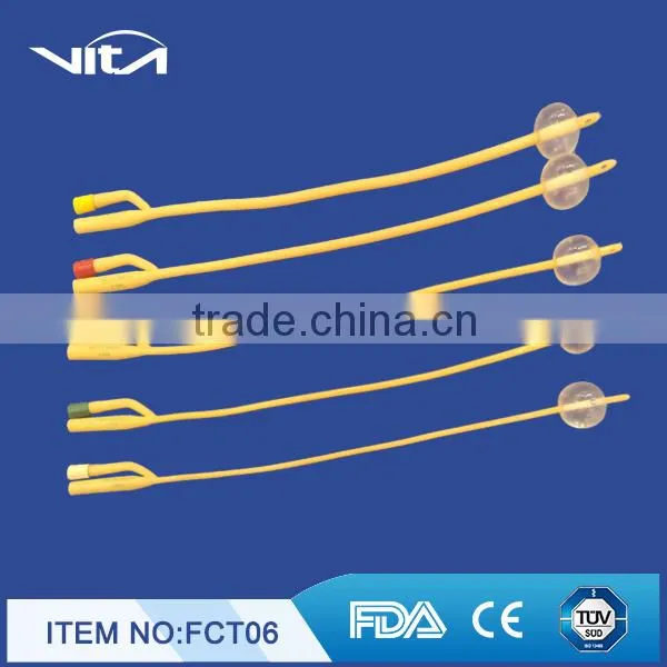 Disposable two-way Latex Foley Balloon Catheter FCT06
