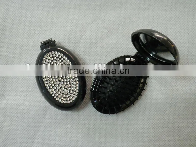 double side makeup mirror with diamond