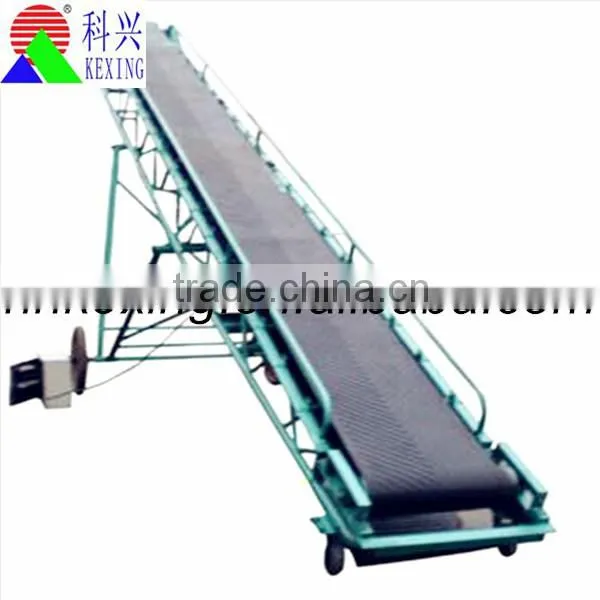 Height adjustable mobile incline belt conveyor with good quality