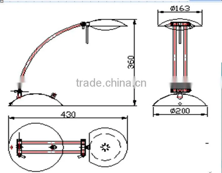 Dimmable LED Table Work Light
