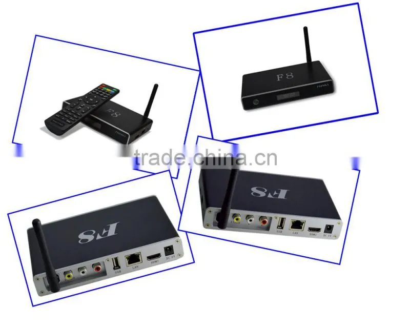 Low price Dual channel WIFI Quad Core 4K tv box black magic box tv receiver