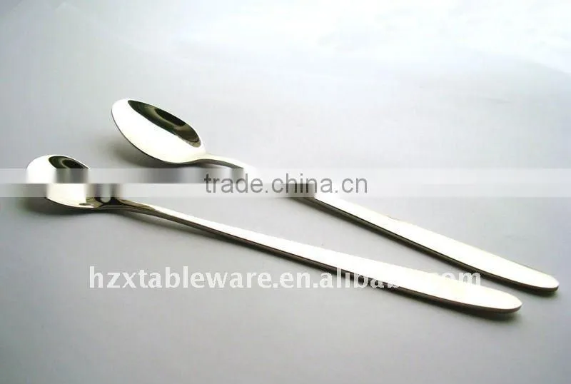 Stainless steel flatware set in simple style