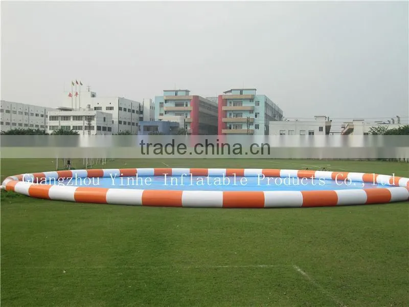 Giant inflatable pool for water park with 30m Diameter