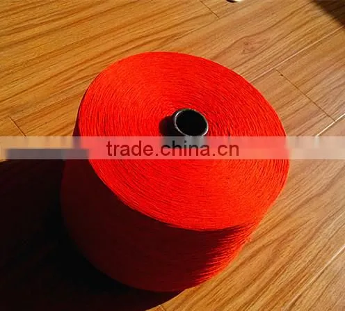 20s orange color yarn for sofa fabric