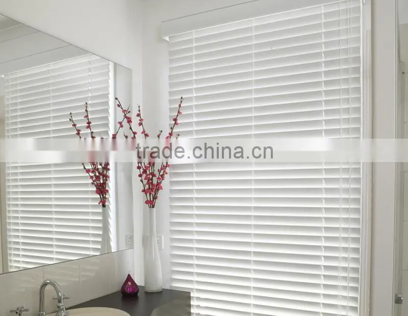 vertical plantation steel head rail vertical shutter