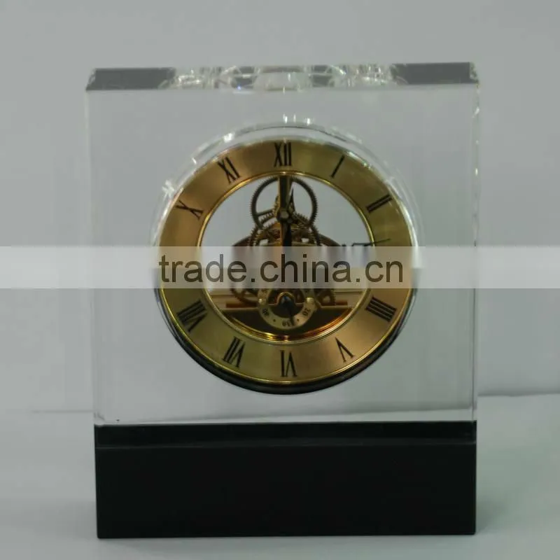 hotsale Crystal table Clock for office decoration