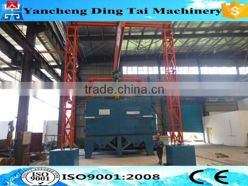 Dish head hook type shot blasting machine/shot blaster