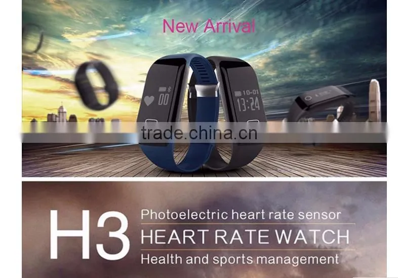 fitness band tracker heart rate monitor smart bracelet for iphone