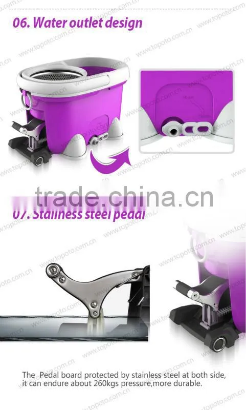 2016 new products 360 magic mop with wheels
