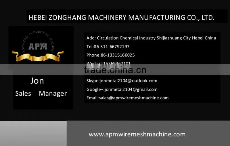Professional double spiral automatic chain link fencing machine with high quality