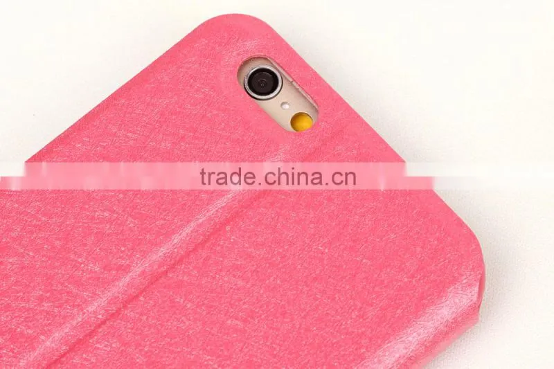 High Quality Flip PU Wallet Leather Case With Double Window For iPhone 5 5s
