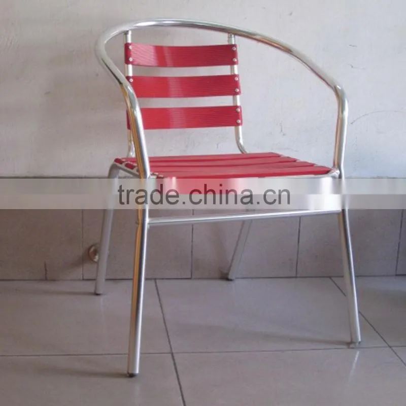 0503 low price good quality ourdoor garden dining aluminum stacking chair YC001