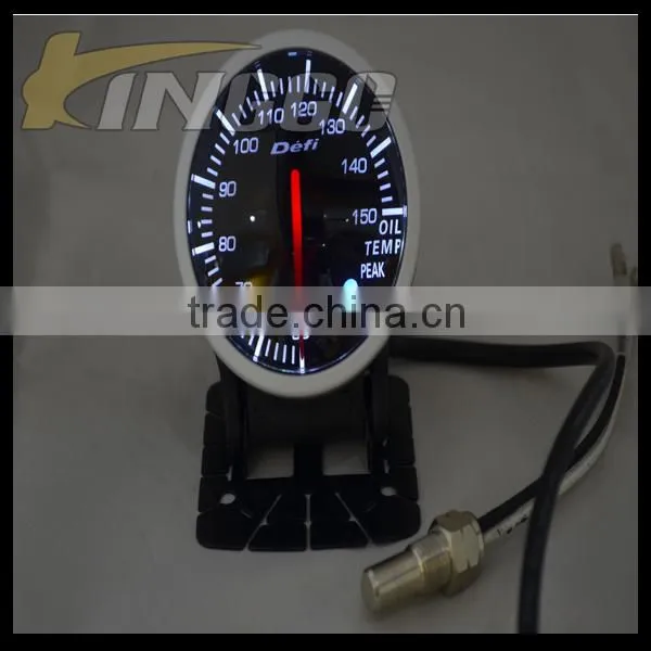 BF Series 60MM Auto Racing Gauge With White and Red Light
