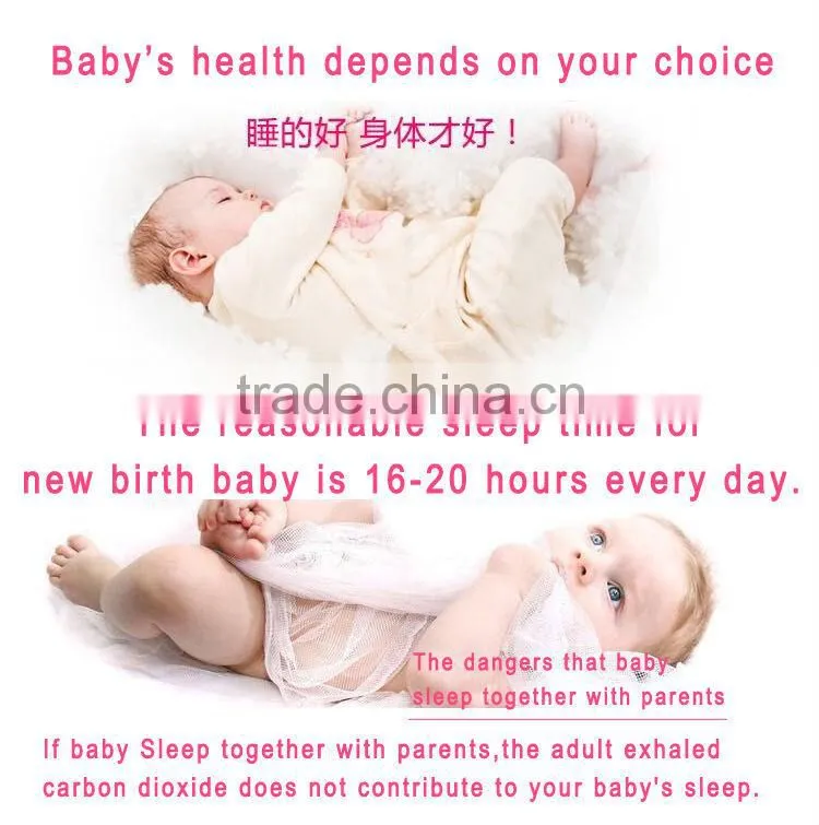 2015 best quality Wooden baby bed