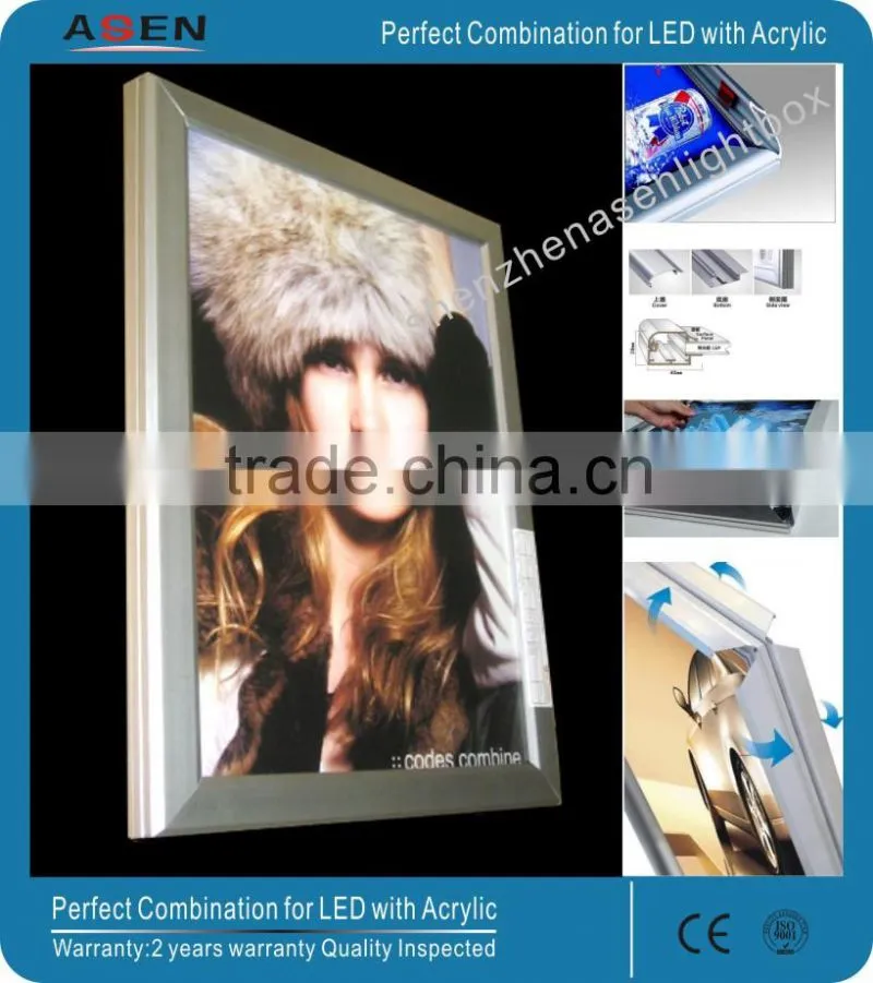aluminum snap frame diy led light box