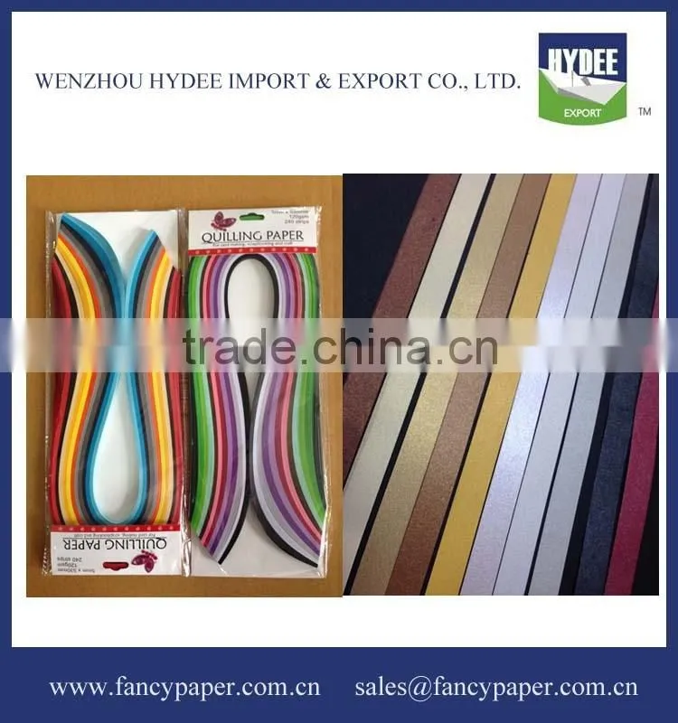 Colorful Craft Paper Quilling Strips for handcraft