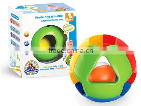 Baby Toys B/O Multi-function Puzzle Ladybug With Music&Light