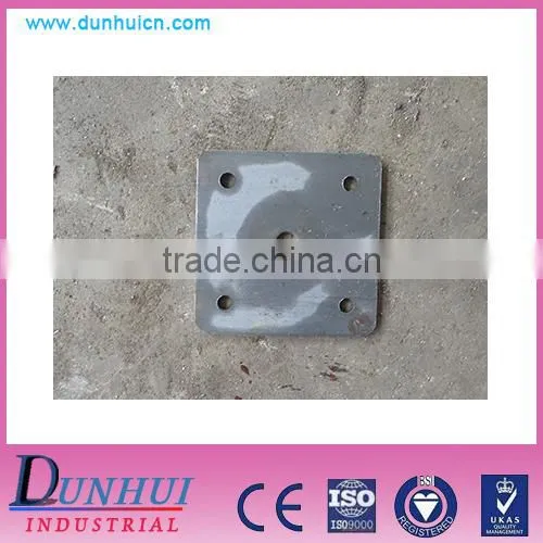 Cast iron flat square plate for scaffolding