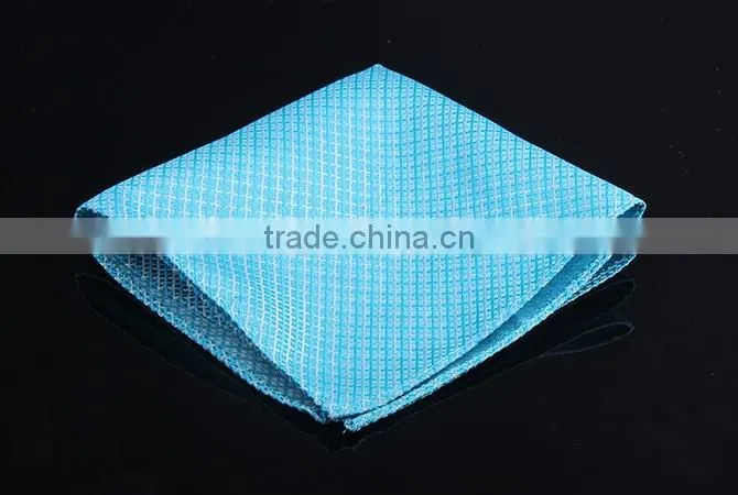 Charming Pocket Suqare,25*25cm Dots Polyester Pocket Square package