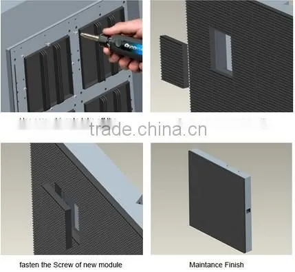 P16 stadium perimeter led display sport stadium football led display screen