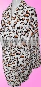 flowers printed wholesale bathrobe