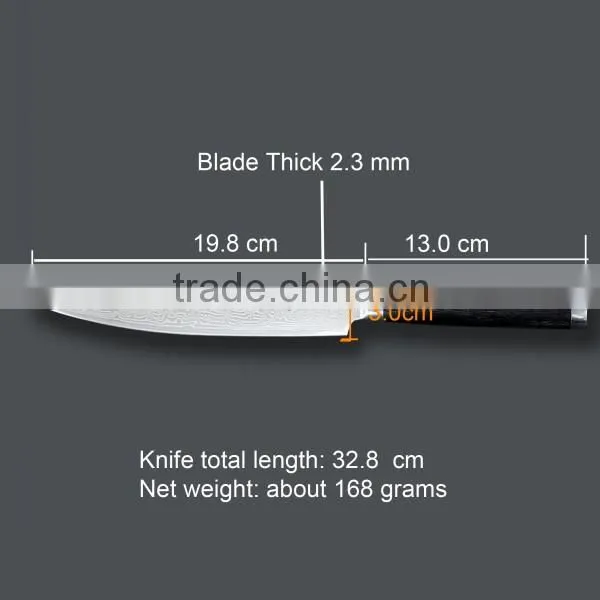VG10 Stainless Steel Knife Damascus slicer Knife