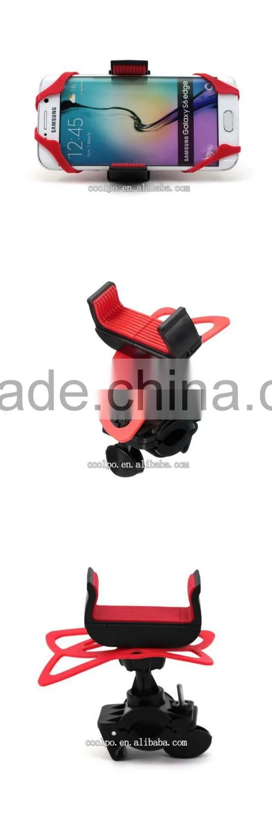 Universal Motorcycle Bicycle Handlebar Mount Holder Band bike phone holder For Cell Phone