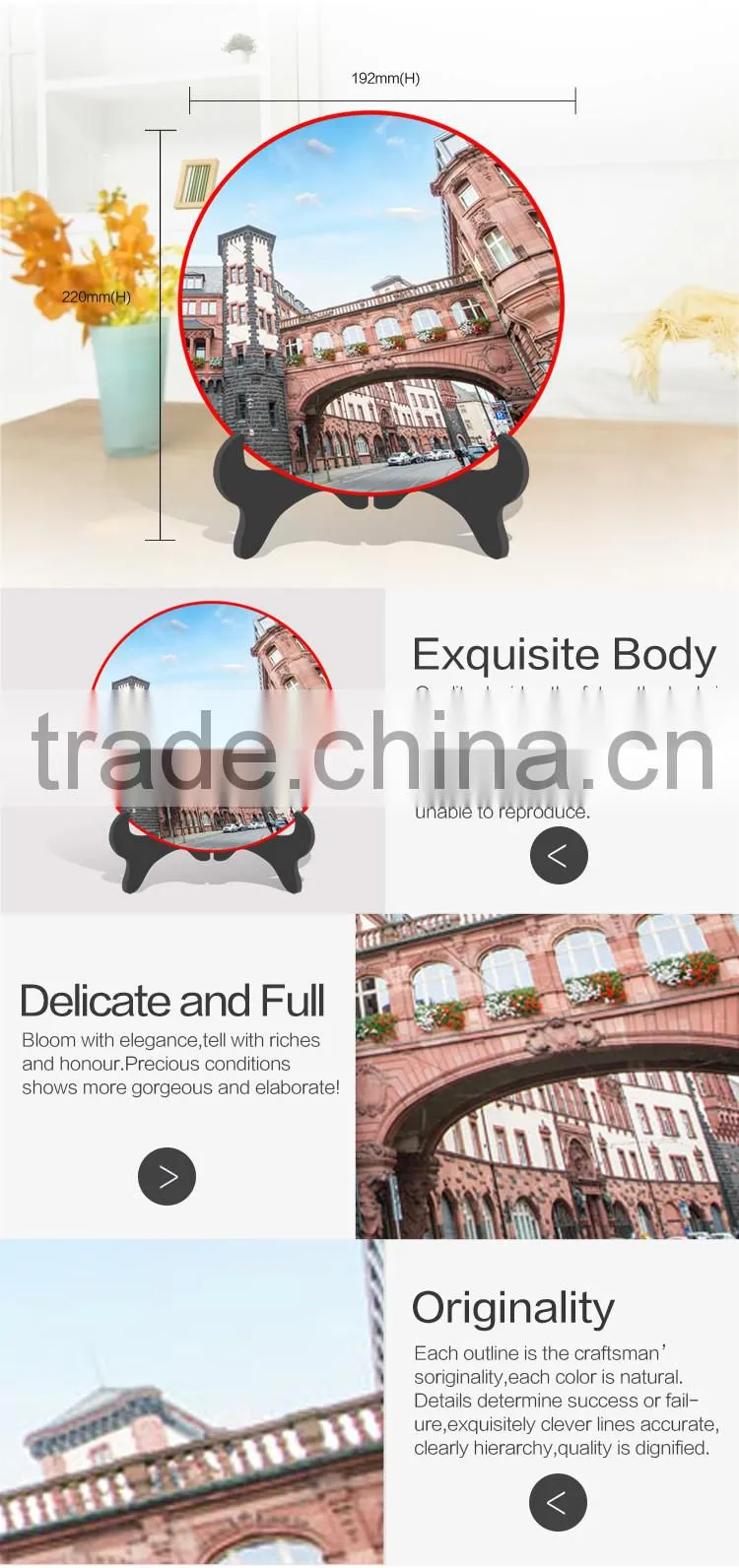 High quality eco-friendly European style creative corporate office gift