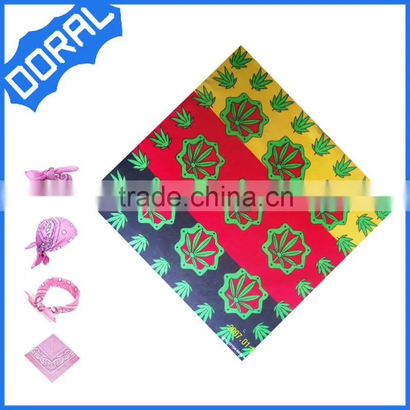 Customized Design your own logo Square Cotton Bandana