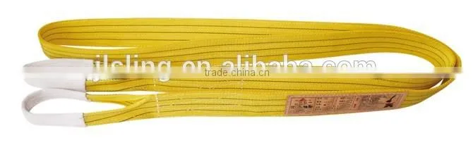 3t polyester flat webbing sling/lifting sling/lifting sling with master link