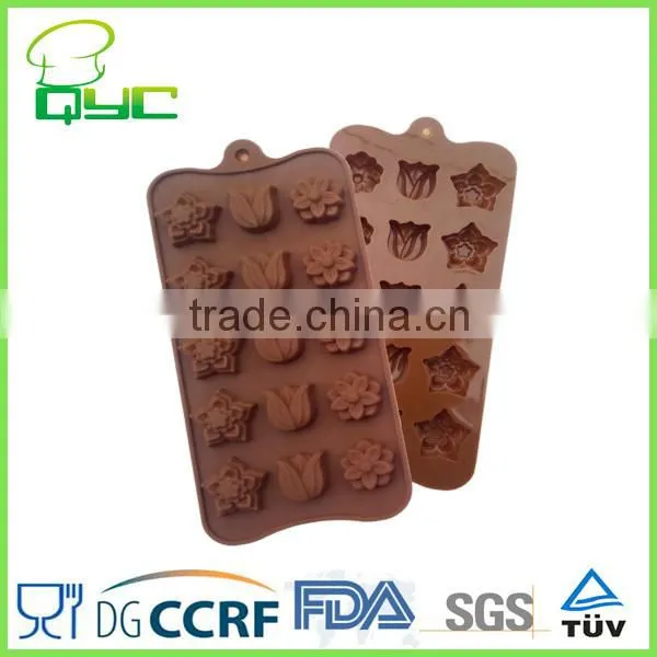 Non-stick Silicone 18 Cup Mini Ice Cream Cake Mold