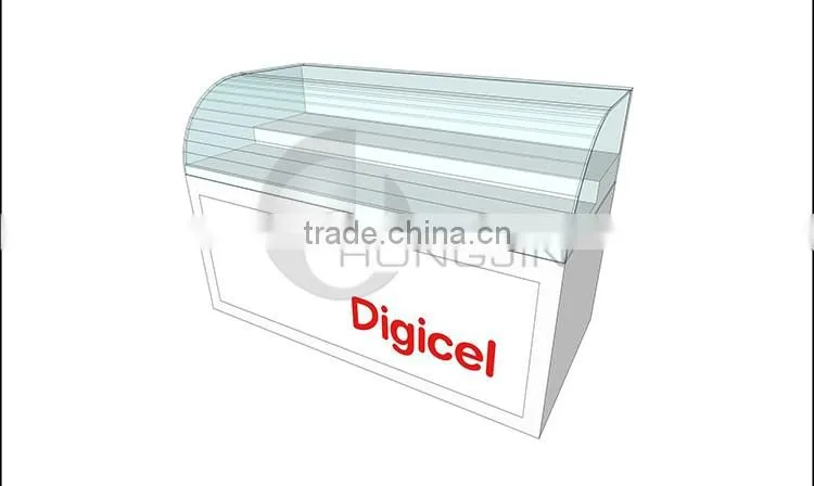Hongjin Cell Phone Display Showcase with LED Lighting