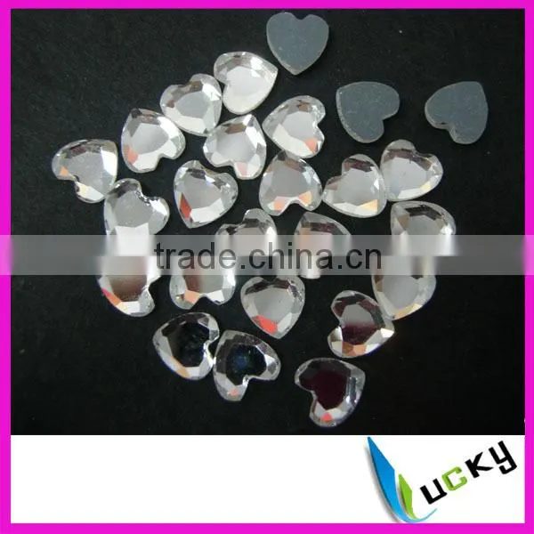 mirror glass flat back crystal rectangle shape 4x6 mm light colorado topaz