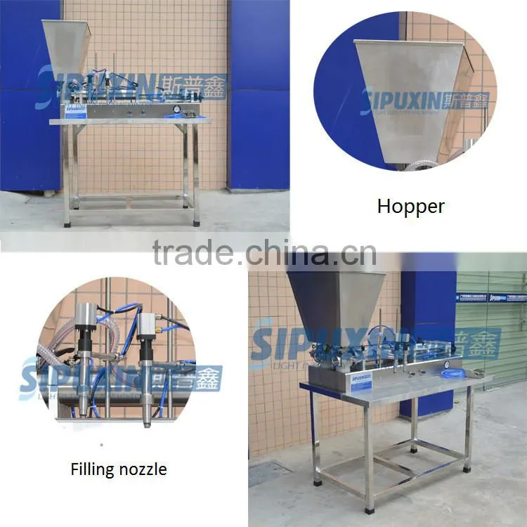 SPX-Single head / double heads semi automatic self-suck liquid filling machine for water
