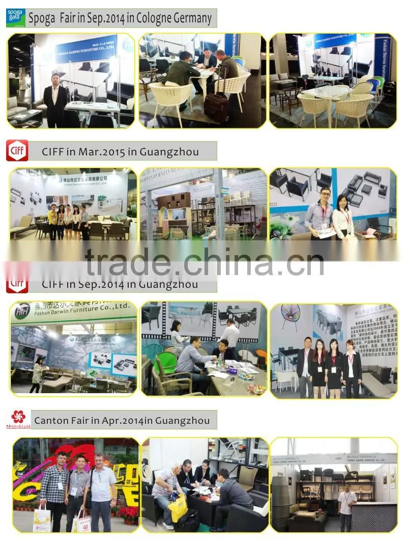 Hot sale modern outdoor sunbed lounge furniture garden round daybed bed