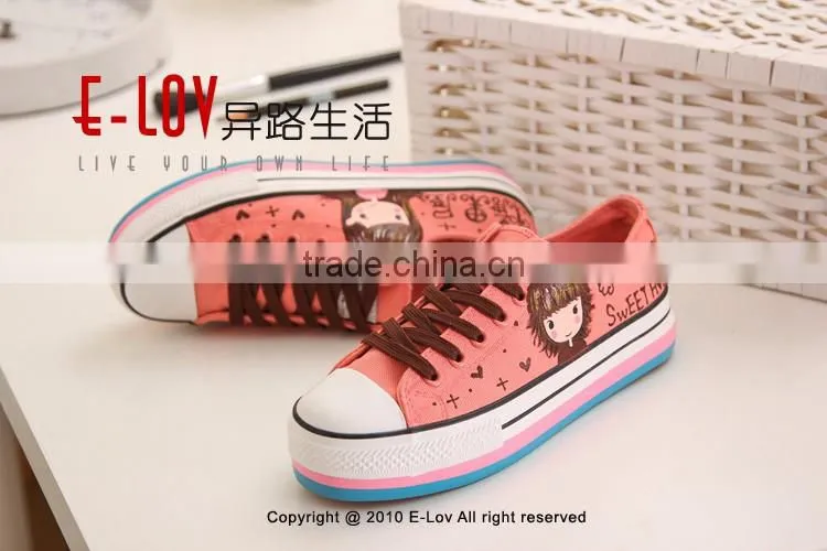 2015 Hot sales high quality wholesale no lace womens shoes
