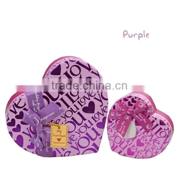 Sweet Heart Shape Paper Wedding Gift Box