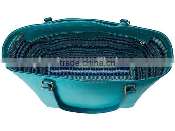 Plain Leather Tote Bag