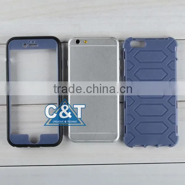 C&T Top grade sublimation for iphone6 tpu+pc case