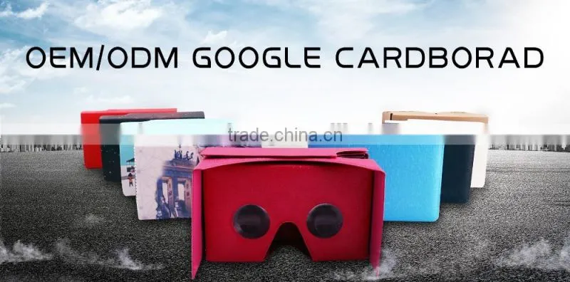China Suppliers Christmas Gift Create Your Own Brand Paper Eclipse Glasses 3D xxxx Video Glasses Google Cardboard Vr