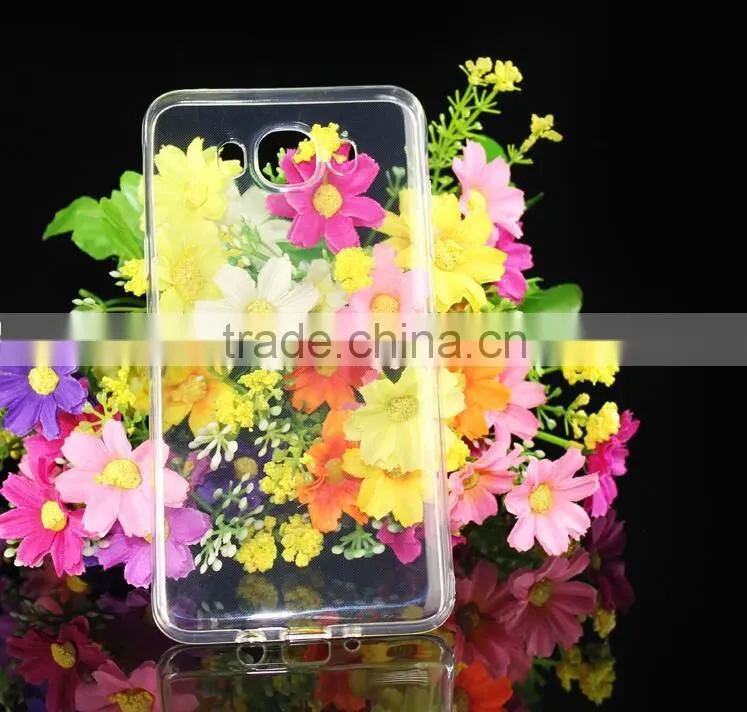 High Quality Ultra Thin TPU Clear Case Transparent Cover for Samsung J7
