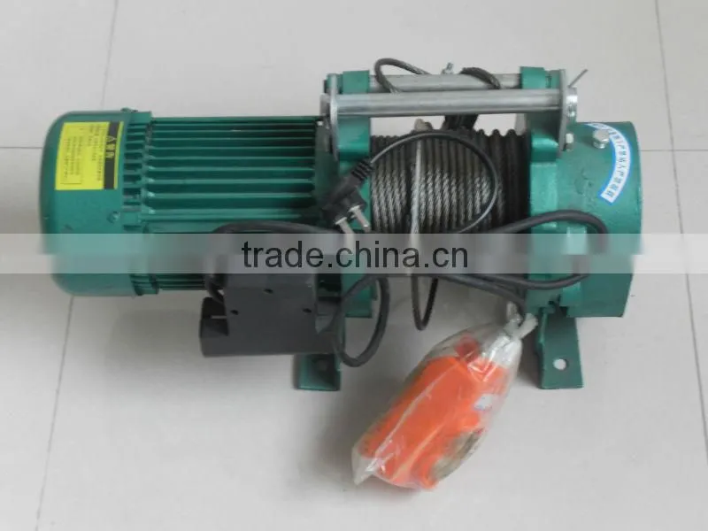 Kcd Multifunctional Electrical Motor Hoist Winch Wire Rope Hoist