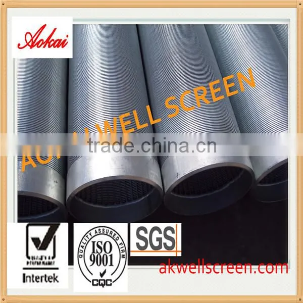 AOKAI hot sale (factory direct) sand control johnson screen pipe wedge wire screen BV+ISO+SGS certificates
