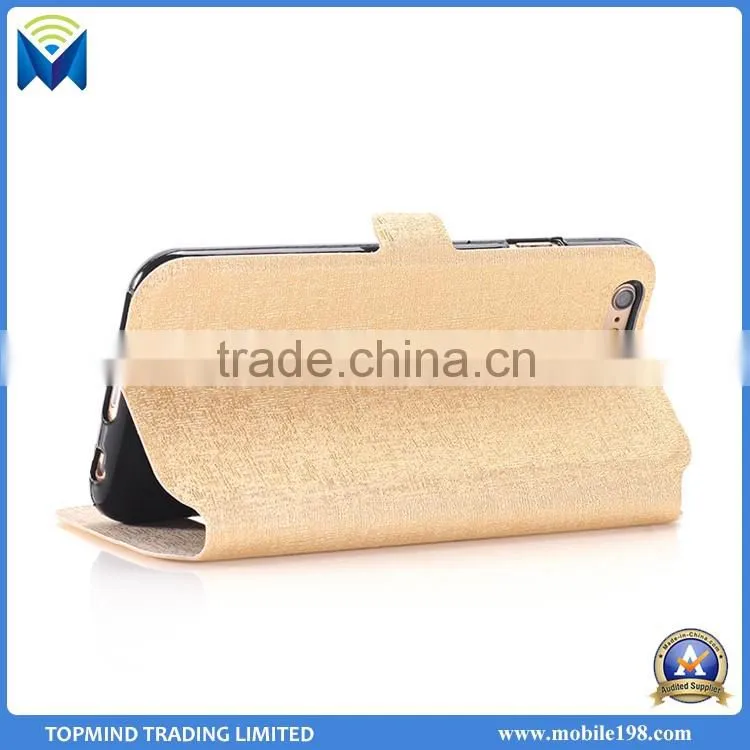 Factory Price for Samsung Galaxy S6 Edge Plus Book Style Leather Case with Dual Window View