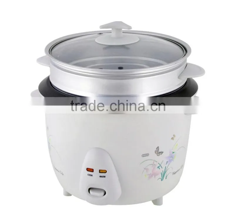 CE,CB certification White outer shell industrial drum rice cooker