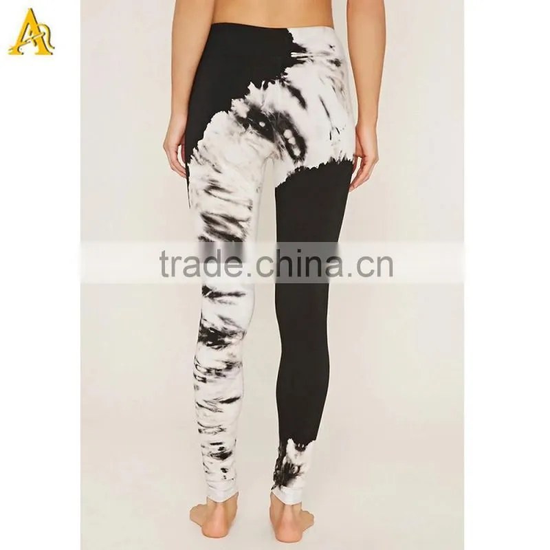 Womens high quality cross back hot girls black yoga pants and tank top fitness yoga sports suit wear